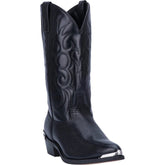 Laredo Men's Atlanta Lizard Print Leather J-Toe Boots - Peanut